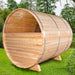 Leisurecraft CT Tranquility MP Barrel Sauna (Heating Option: Electric Heater) 7