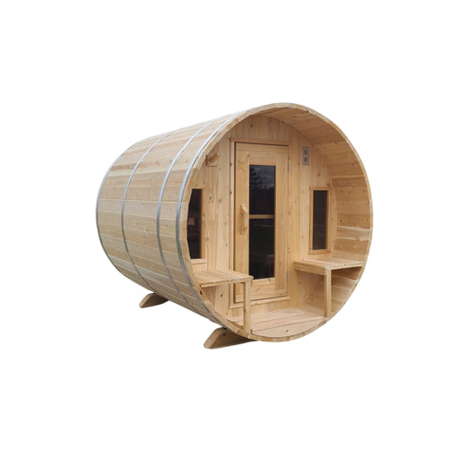 Leisurecraft CT Tranquility Barrel Sauna (Heating Option: Wood Burning Heater) 1