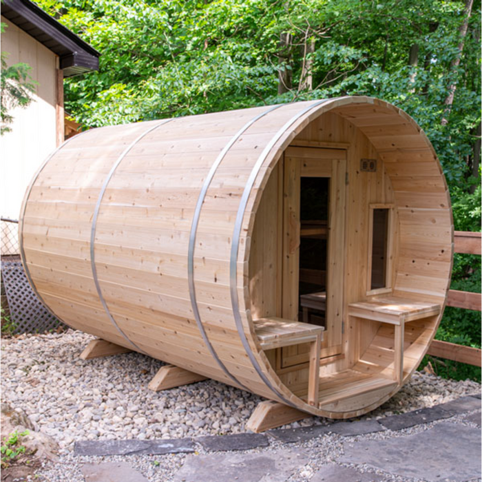 Leisurecraft CT Tranquility Barrel Sauna | CTC2345W