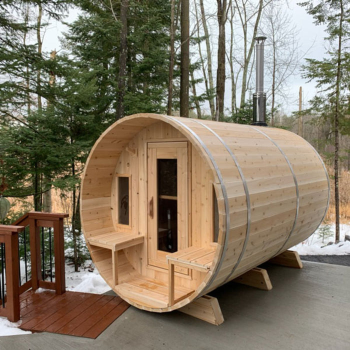 Leisurecraft CT Tranquility Barrel Sauna | CTC2345W