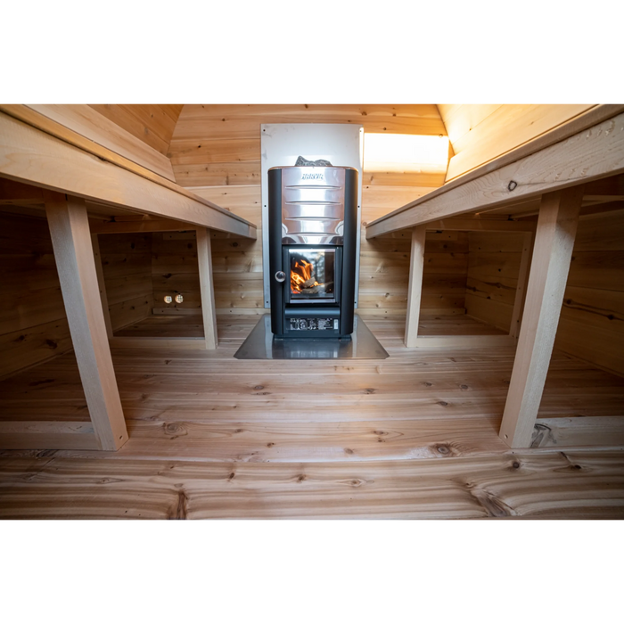 Leisurecraft CT MiniPOD Sauna (Heating Option: Wood Burning Heater) 9