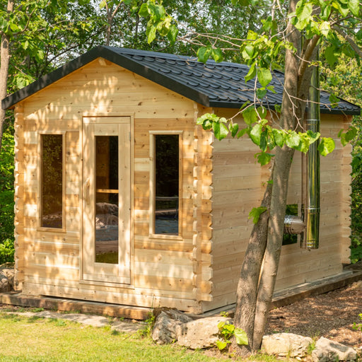 Leisurecraft CT Georgian Cabin Sauna with Changeroom | CTC88CW