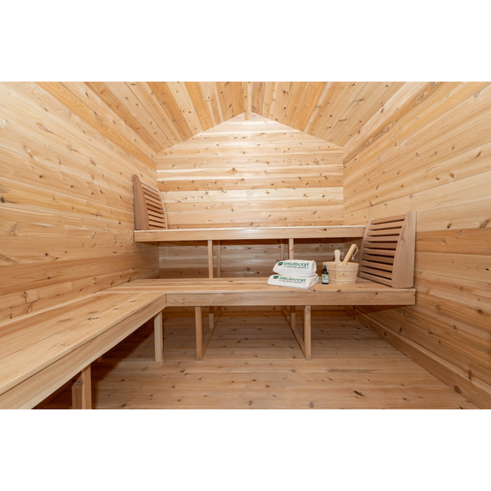 CTC88PW Goergian Cabin Sauna With Porch 4