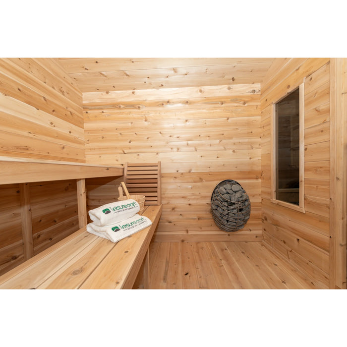 CTC88PW Goergian Cabin Sauna With Porch 5