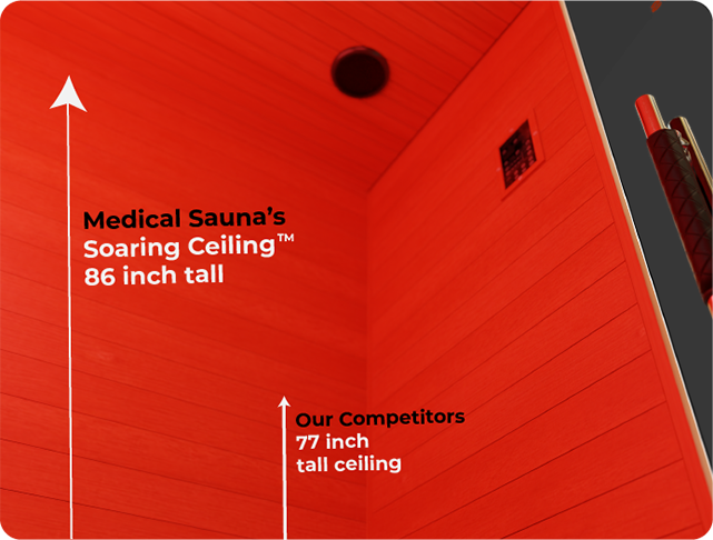 Soaring Sauna Ceilings