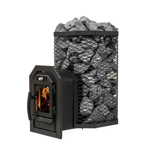 Cozy Heat 12kW Thru-Wall Wood-Burning Sauna Stove | COZYTW12