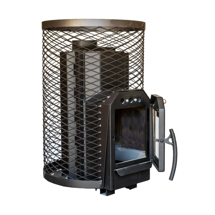 Cozy Heat O 12kW Thru-Wall Wood-Burning Sauna Stove | COZYOTW12