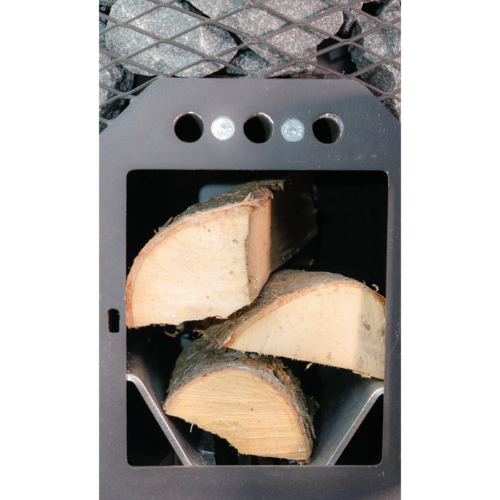 Cozy Heat O 12kW Thru-Wall Wood-Burning Sauna Stove | COZYOTW12