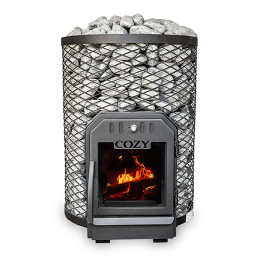 Cozy Heat O 12kW Thru-Wall Wood-Burning Sauna Stove | COZYOTW12