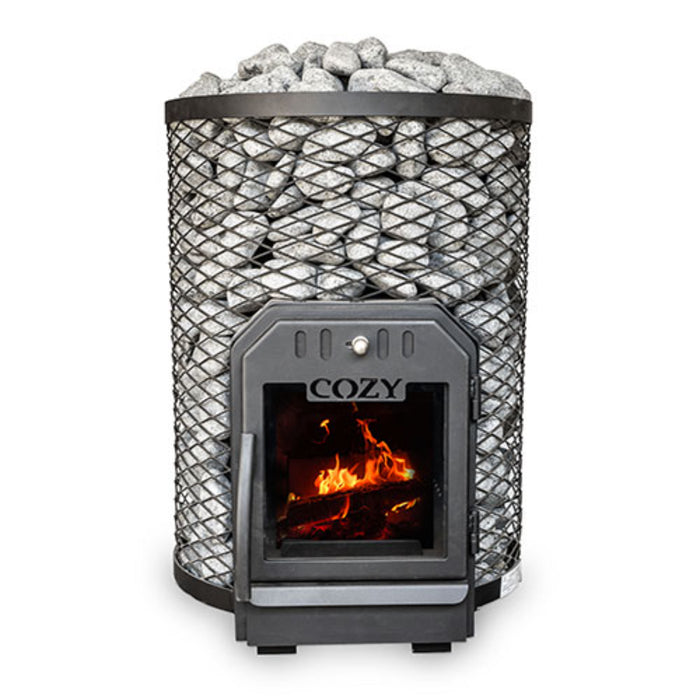 Cozy Heat O 18kW Thru-Wall Wood-Burning Sauna Stove | COZYOTW18
