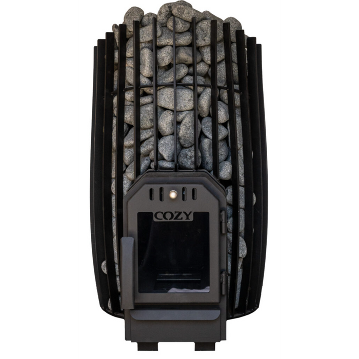 Cozy Heat SW 12kW Thru-Wall Wood-Burning Sauna Stove | COZYSWTW12