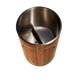 Dynamic Cold Therapy Cold Plunge Barrel - 304 Stainless Steel with Pacific Cedar Exterior | DCT-B-042-SSPC-34