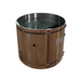 Dynamic Cold Therapy Barrel 316 Ultra Stainless Steel Cold Plunge with Pacific Cedar Exterior 3