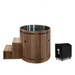 Dynamic Cold Therapy Barrel 316 Ultra Stainless Steel Cold Plunge with Pacific Cedar Exterior 7