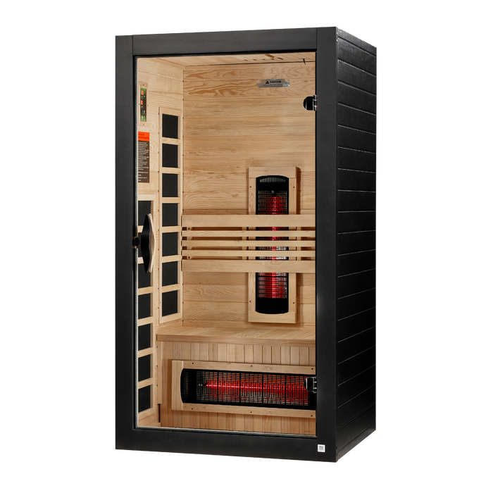 Dynamic Santorini 1-2 Person Full Spectrum Near Zero EMF Far Infrared Sauna | DYN-6009-03 FS
