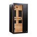 Dynamic Veneto Black Finish 1-2 Person Low EMF Far Infrared Sauna without heater and bench | DYN-6115-06