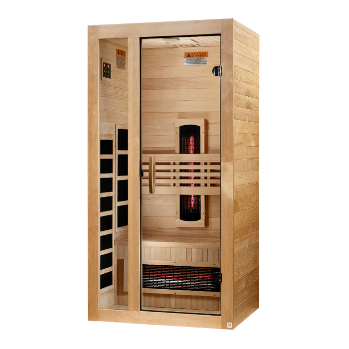 Dynamic Gracia 1-2 Person Full Spectrum Near Zero EMF Far Infrared Sauna | DYN-6119-03 FS