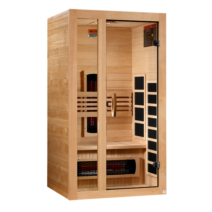 Dynamic Gracia 1-2 Person Full Spectrum Near Zero EMF Far Infrared Sauna | DYN-6119-03 FS