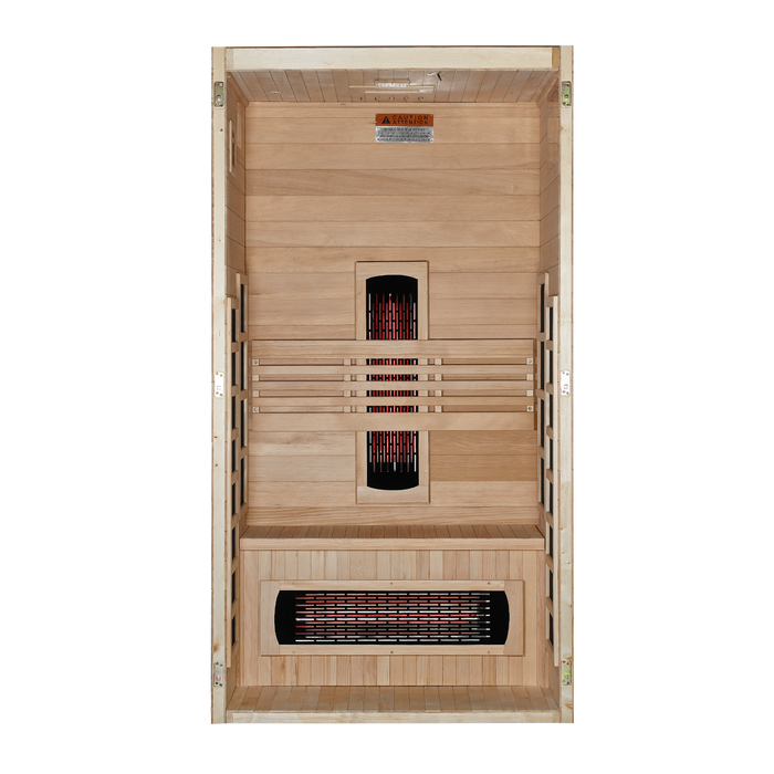 Dynamic Gracia 1-2 Person Full Spectrum Near Zero EMF Far Infrared Sauna | DYN-6119-03 FS