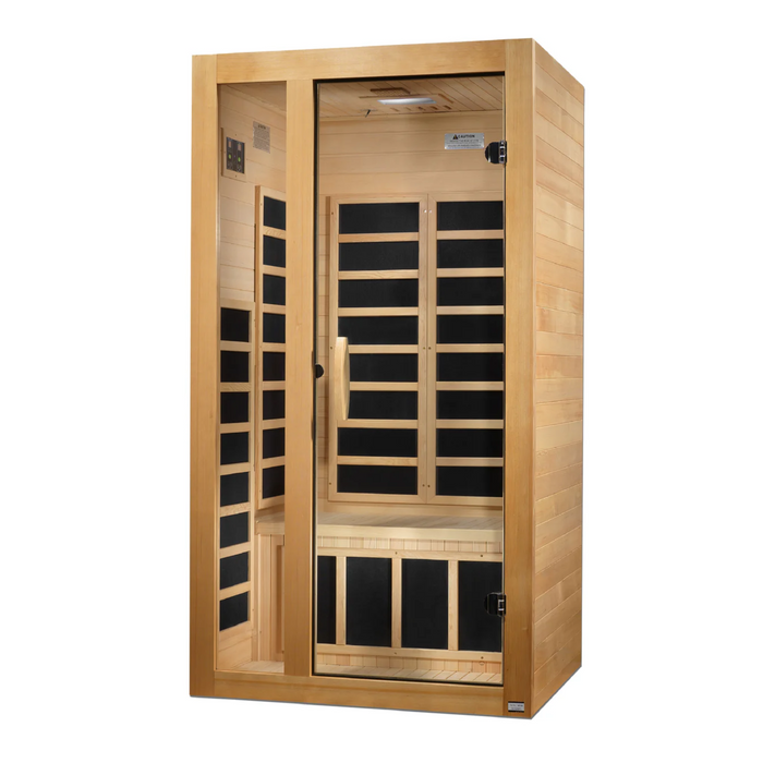 Dynamic Gracia 1-2 Person Full Spectrum Near Zero EMF Far Infrared Sauna (New 2026 Model) | DYN-6119-03 FS
