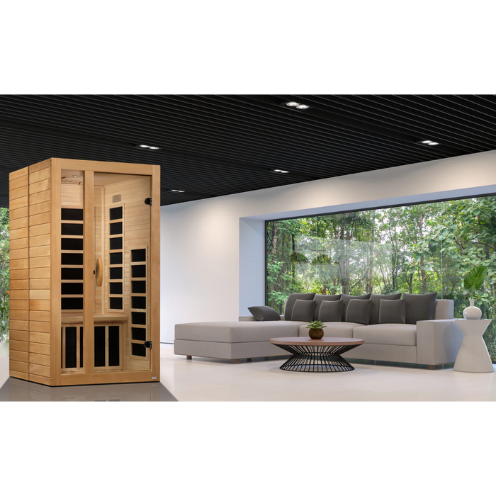 Dynamic Gracia 1-2 Person Full Spectrum Near Zero EMF Far Infrared Sauna (New 2026 Model) | DYN-6119-03 FS