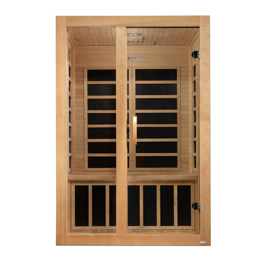 Dynamic Santiago 2-person Low EMF FAR Infrared Sauna 1