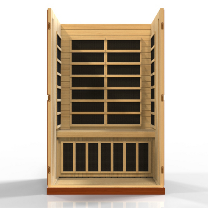 Dynamic Vittoria 2-person Low EMF FAR Infrared Sauna 4