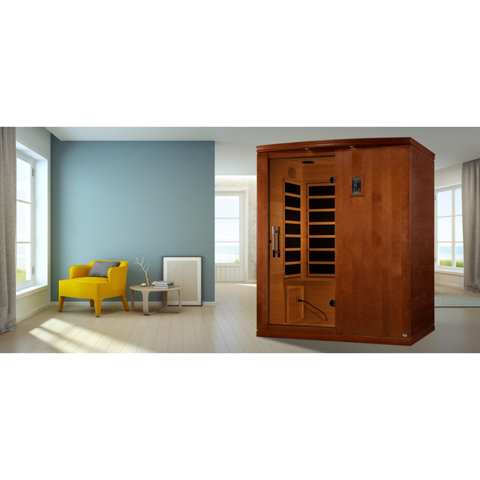 Dynamic Madrid Limited Elite 3-Person Ultra Low EMF Far Infrared Sauna | DYN-6310-04 Elite