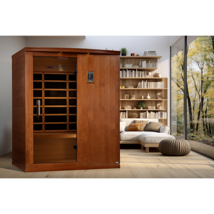 Dynamic Madrid Limited Elite 3-Person Ultra Low EMF Far Infrared Sauna | DYN-6310-04 Elite