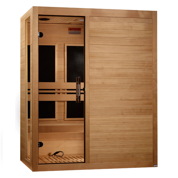 Dynamic "Toscana" 3-Person Low EMF Far Infrared Sauna (New 2026 Model) | DYN-6315-05