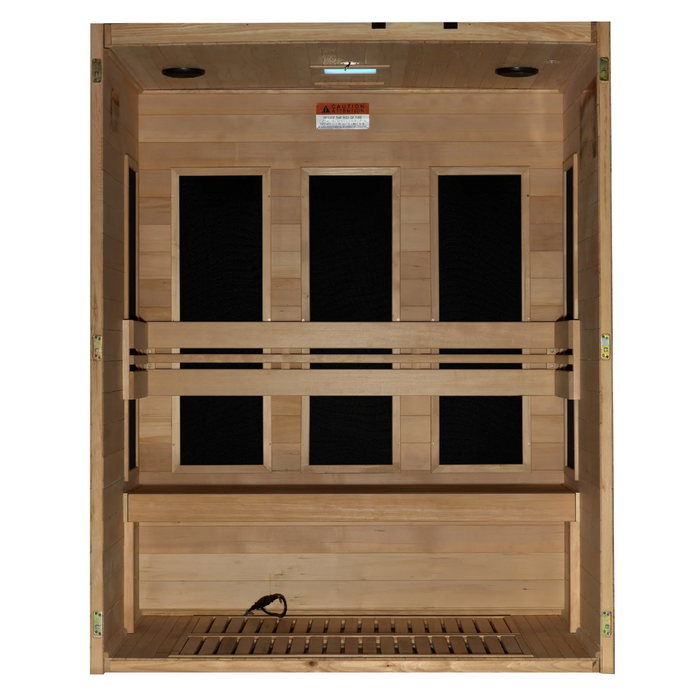 Dynamic "Toscana" 3-Person Low EMF Far Infrared Sauna (New 2026 Model) | DYN-6315-05