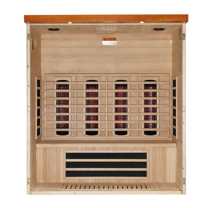Dynamic Vila Grande 4-Person Full Spectrum Near Zero EMF Far Infrared Sauna | DYN-6415-03 FS