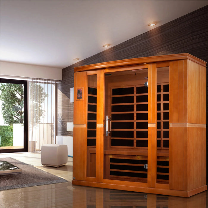 Dynamic "Bergamo" 4-Person Ultra Low EMF Far Infrared Sauna | DYN-6440-01 Elite