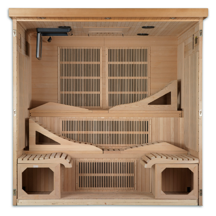 Dynamic Monaco 6-person Ultra Low EMF FAR Infrared Sauna 5