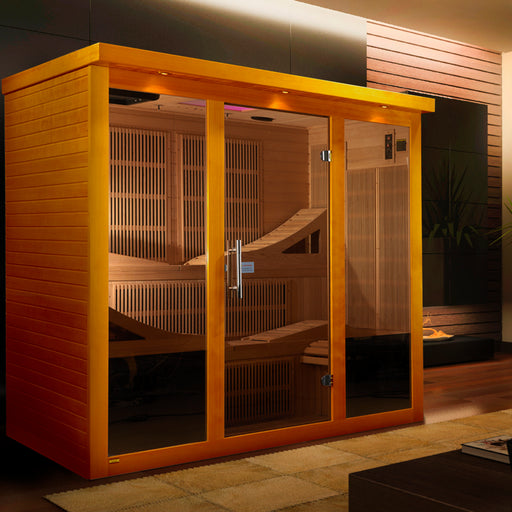 Dynamic Monaco 6-person Ultra Low EMF FAR Infrared Sauna 2