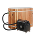 Dynamic Cold Therapy Oval Barrel Cold Plunge Tub (Pacific Cedar)