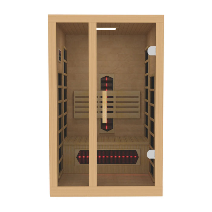 Dynamic Gracia 1-2 Person Full Spectrum Near Zero EMF Far Infrared Sauna | DYN-6119-03 FS