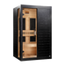 Dynamic Lucca Black Finish 2-Person Ultra Low EMF Far Infrared Sauna | DYN-6215-06 Elite