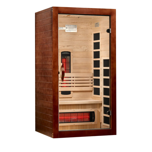 Dynamic Santorini 1-2 Person Full Spectrum Near Zero EMF Far Infrared Sauna | DYN-6009-03 FS