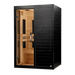 Dynamic Veneto Black Finish 1-2 Person Ultra Low EMF Far Infrared Sauna | DYN-6115-06 Elite