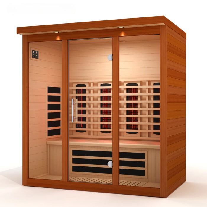 Dynamic Vila Grande 4-Person Full Spectrum Near Zero EMF Far Infrared Sauna | DYN-6415-03 FS