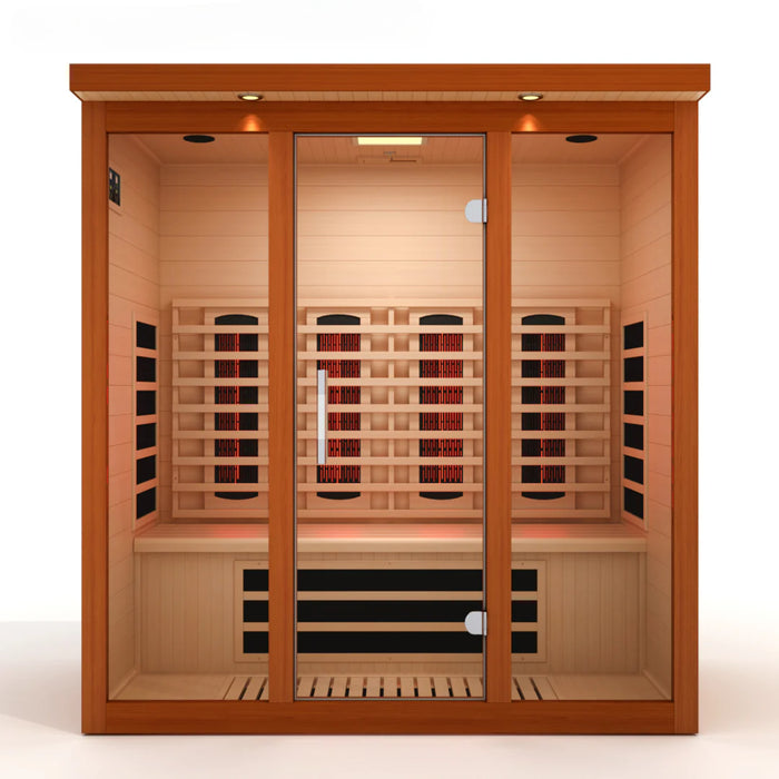 Dynamic Vila Grande 4-Person Full Spectrum Near Zero EMF Far Infrared Sauna | DYN-6415-03 FS