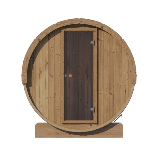 SaunaLife Model E8 Ergo-Series 6-Person Traditional Outdoor Barrel Sauna