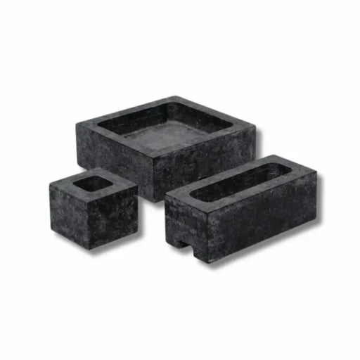 EOS Cubius Loop 4 Carved Soapstone Sauna Stones - Black