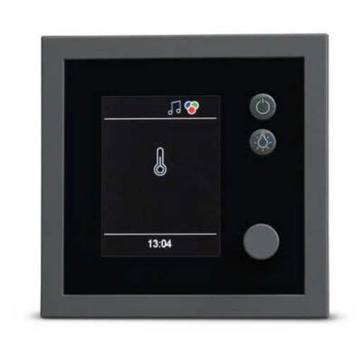 EOS EmoTec D Ditigal Sauna Control Unit - Black (Anthracite Trim)