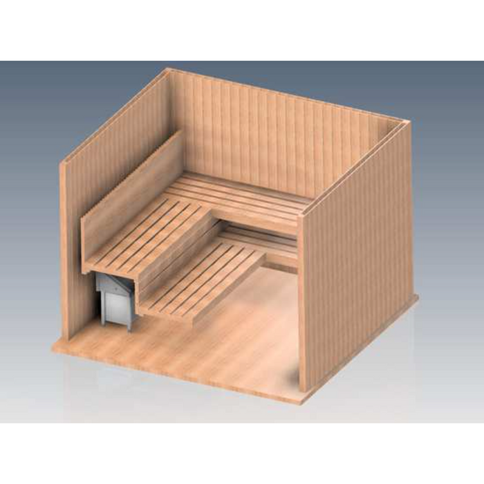EOS Invisio Midi Concealed Under-Bench Electric Sauna Heater