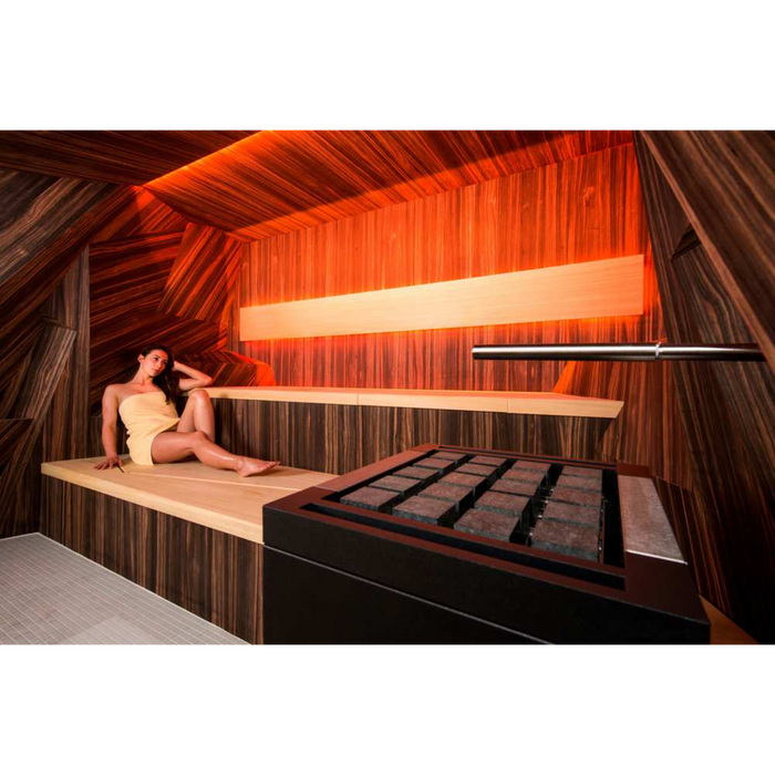 EOS Mythos S35 Freestanding Electric Sauna Heater - Black