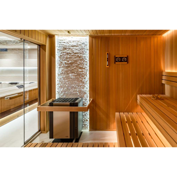 EOS Mythos S45 208V Freestanding Electric Sauna Heater - Stainless Steel