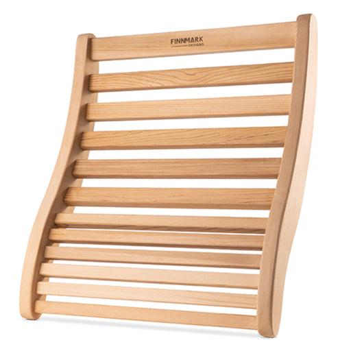 Finnmark Curve Canadian Red Cedar Ergonomic S-Shape Sauna Backrest