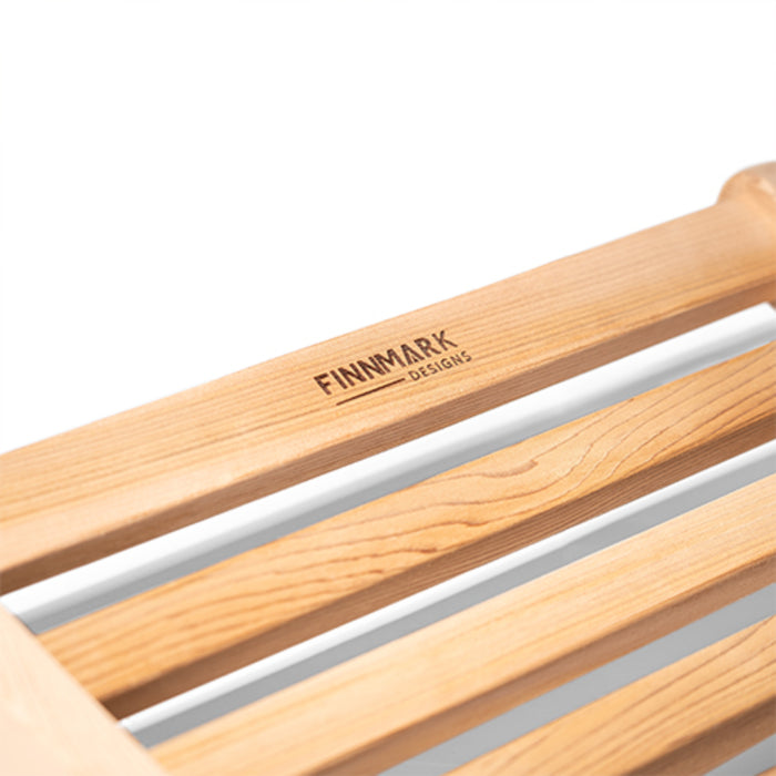 Finnmark Curve Canadian Red Cedar Ergonomic S-Shape Sauna Backrest